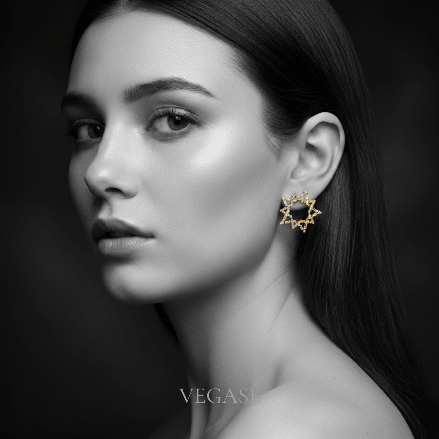 Astra Küpe – Taşlı Yıldız Küpe