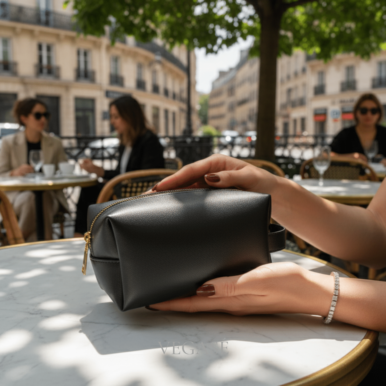 Nova Bag - El Makyaj Seyahat Çantası Siyah - Görsel 3