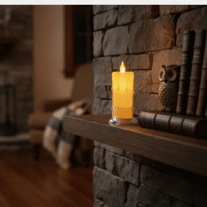 Glow Pillar – Dekoratif LED Mum