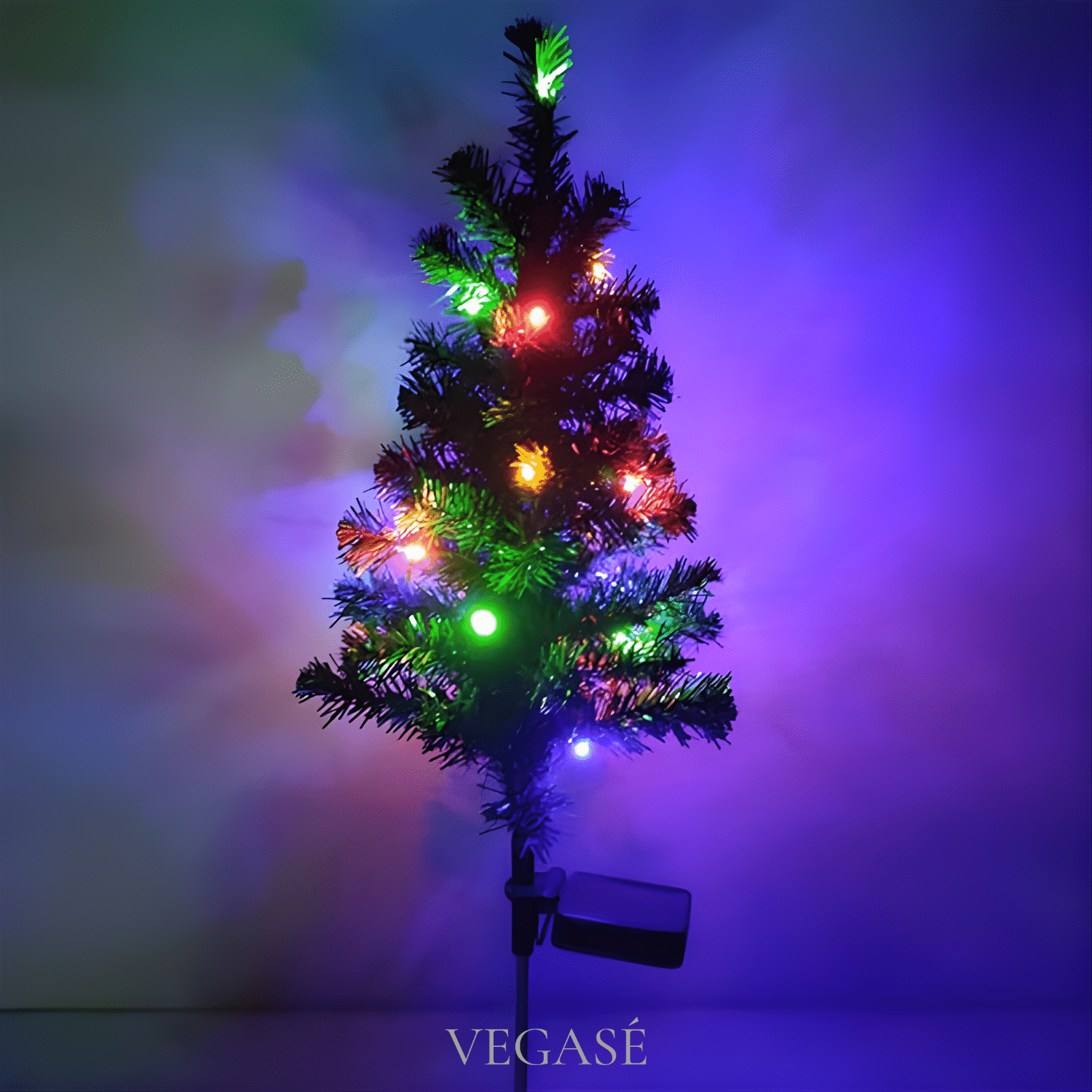 Dekoratif Solar Led Işıklı Çam Ağacı