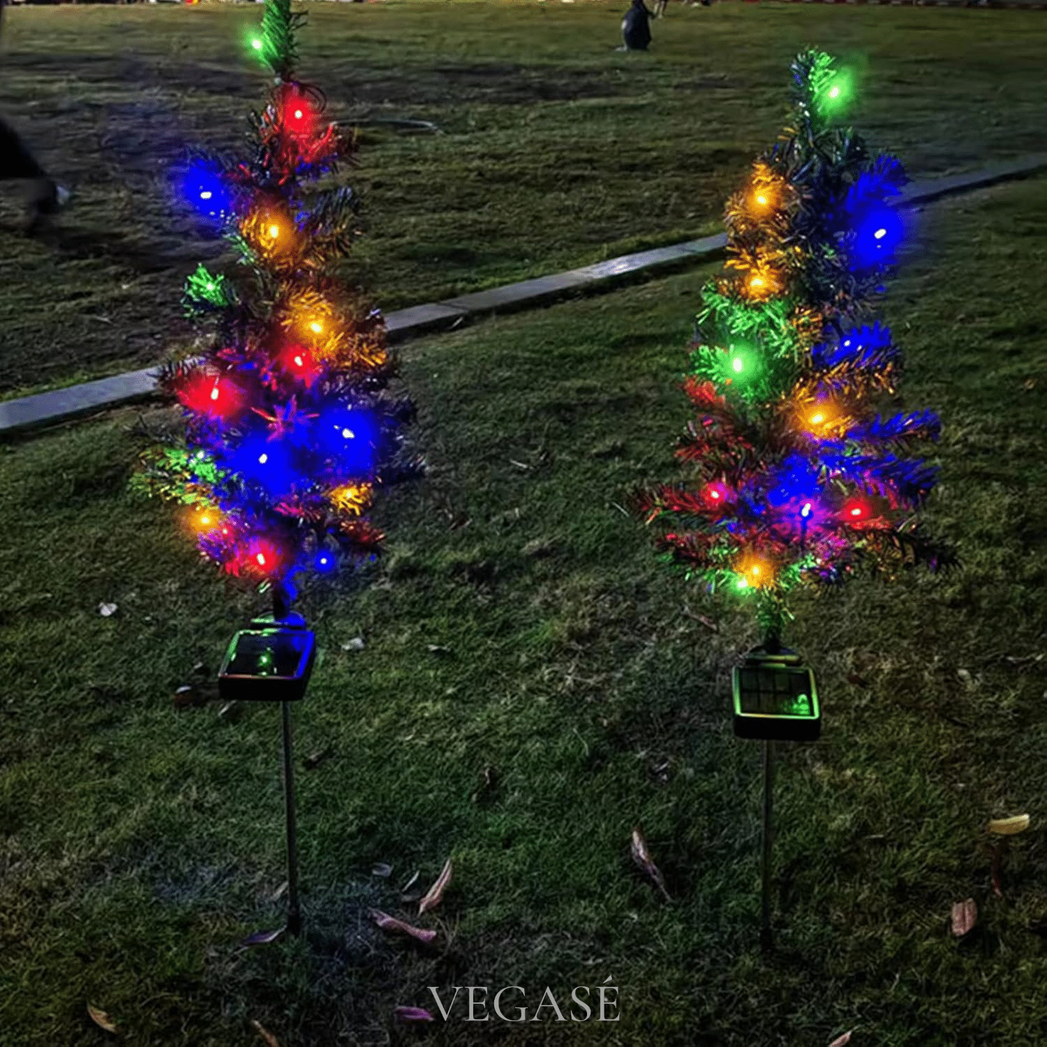 Dekoratif Solar Led Işıklı Çam Ağacı - Görsel 2