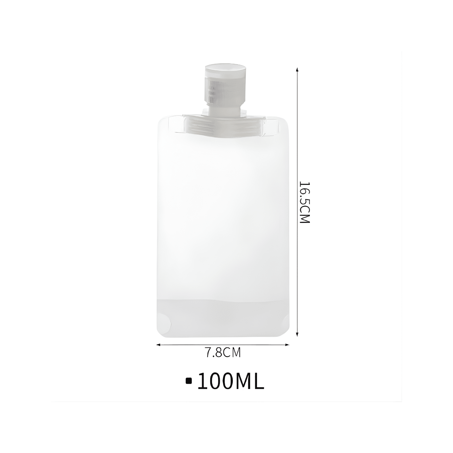 3’lü 100 ml Şampuan Kabı – Tekrar Kullanılabilir Seyahat Seti - Görsel 3