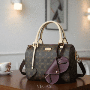 Velo Gözlük Kılıfı Siyah Acı Bordo (Çantaya Takılabilir)