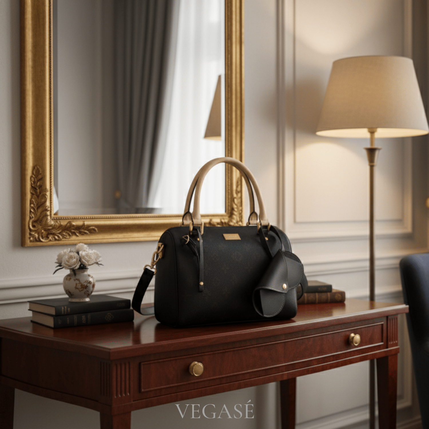 Velo Gözlük Kılıfı Siyah (Çantaya Takılabilir) - Görsel 2