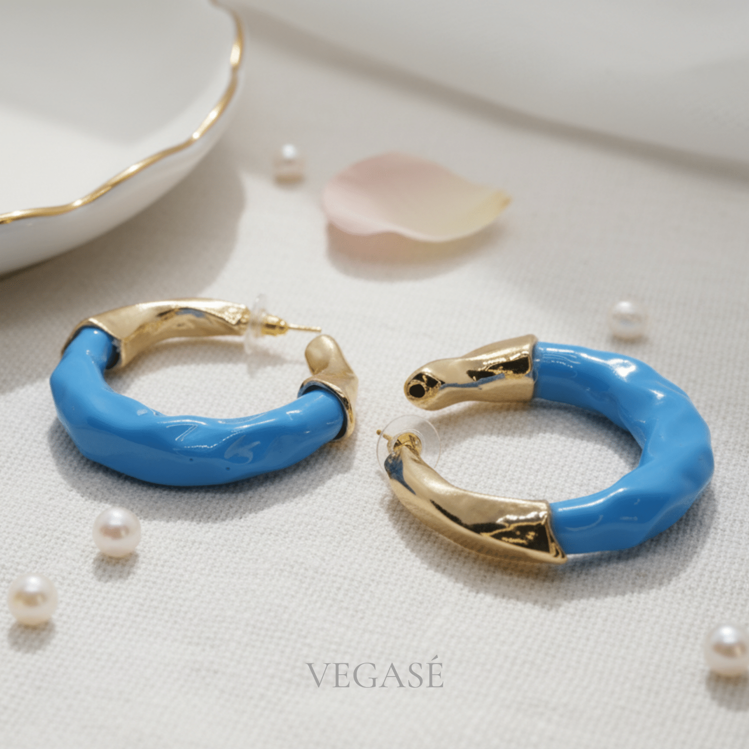 Aqua Mavi Küpe - Görsel 3