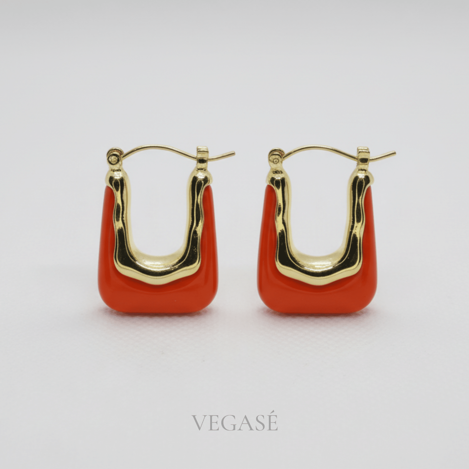 Coral Turuncu Küpe - Görsel 2