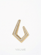 Verano Küpe – Gold Renkli Taşlı Küpe