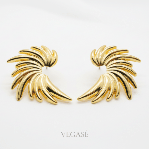 wing gold renk küpe2 wing gold renk küpe