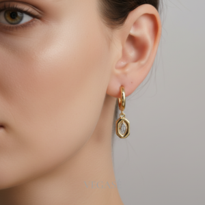 Aurea Eye Taşlı Küpe