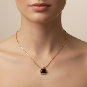 Vesper Black Gold Kolye