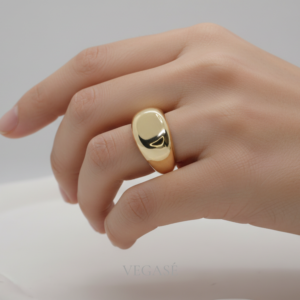 Aurelia Gold Bombeli Ayarlanabilir Yüzük