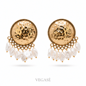 Veloura Pearl Etnik Gold Küpe